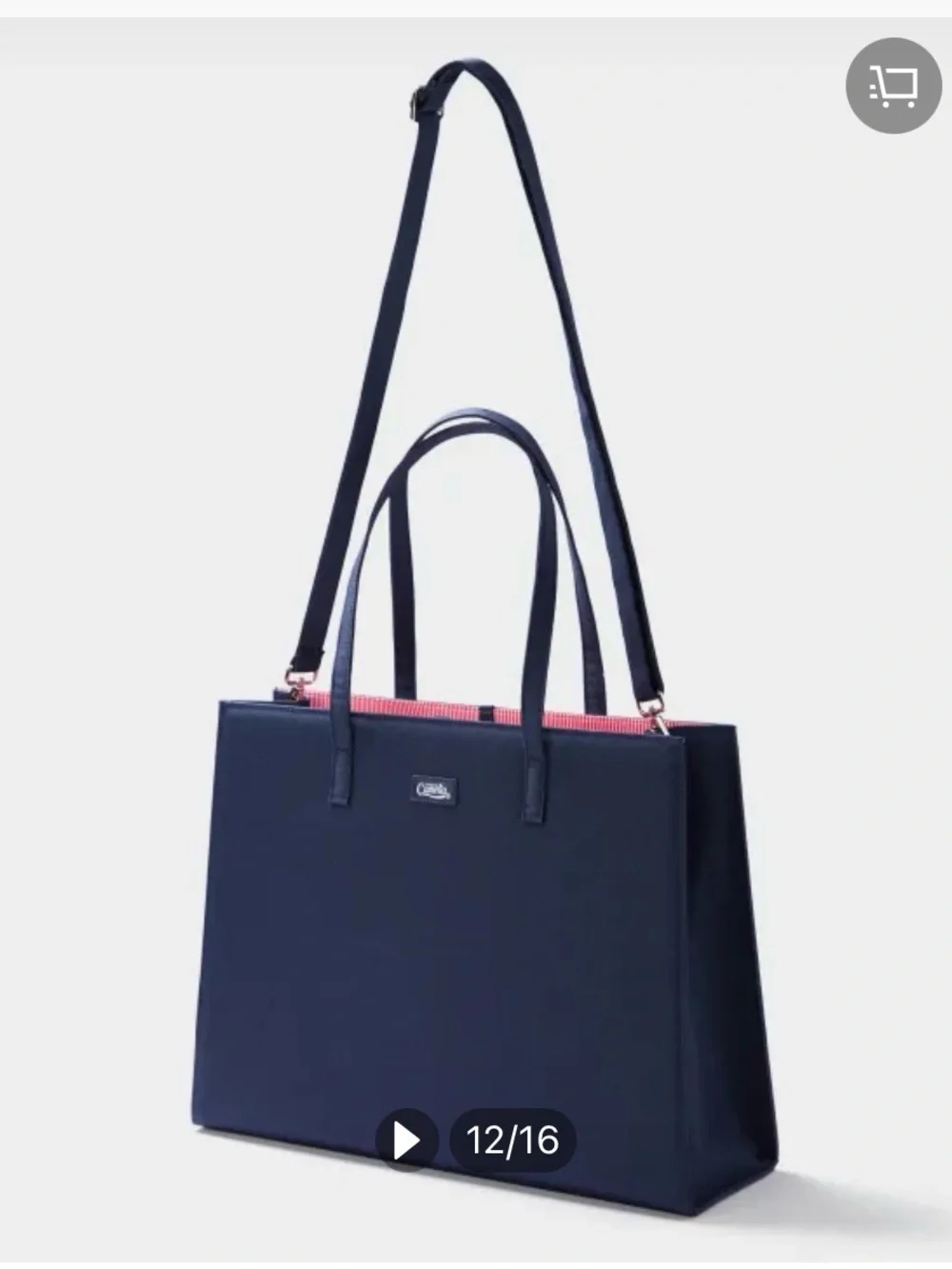 Classic Navy Tote Bag for Work